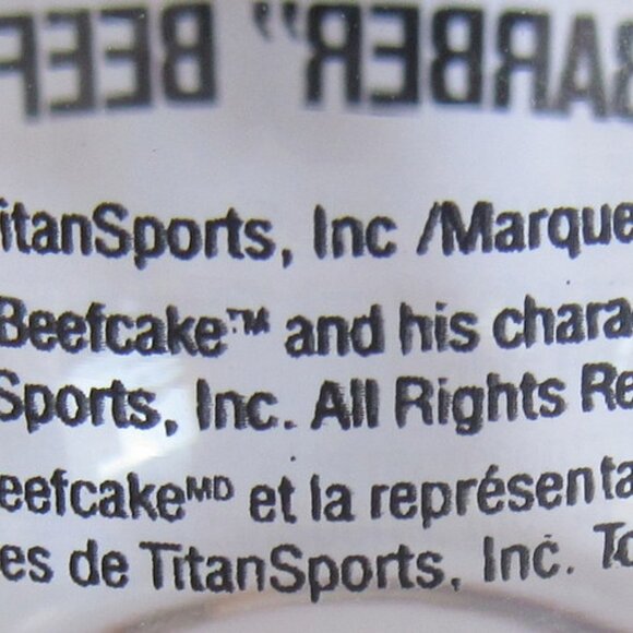 WWF 1990 Brutus The Barber Beefcake Glass, World Wrestling Federation, B222 - Picture 5 of 5